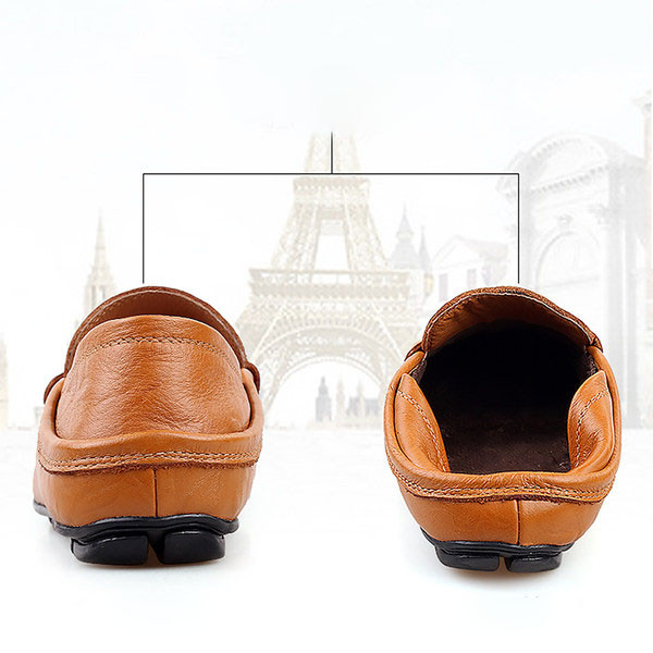 Μοντέρνα έκο δερμάτινα μοκασίνια δύο μοντέλα