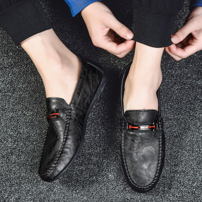 Νέο μοντέλο ανδρικά μοκασίνια με μεταλλικό στοιχείο από οικολογικό δέρμα