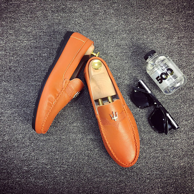 Νέο μοντέλο ανοιξιάτικά ανδρικά μοκασίνια από οικολογικό δέρμα με μεταλλική διακόσμηση