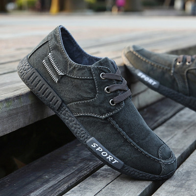 Ανδρικά μοκασίνια κλωστοϋφαντουργίας - διάφορα μοντέλα