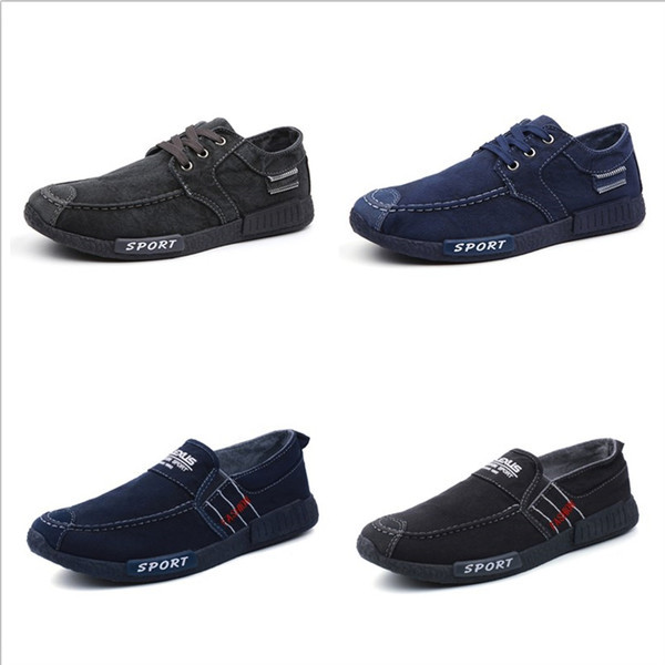 Ανδρικά μοκασίνια κλωστοϋφαντουργίας - διάφορα μοντέλα