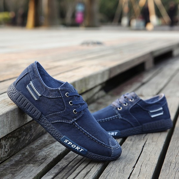 Ανδρικά μοκασίνια κλωστοϋφαντουργίας - διάφορα μοντέλα