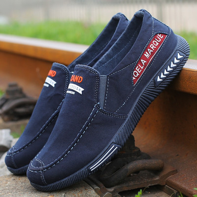 Ανδρικά μοκασίνια από υφάσματα - διαφορετικά μοντέλα