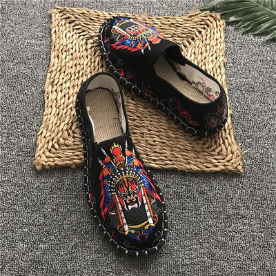 Mocasini casual barbatesti cu broderie