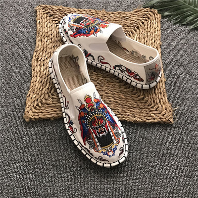 Mocasini casual barbatesti cu broderie