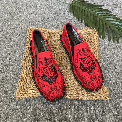 Mocasini casual barbatesti cu broderie