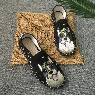 Mocasini casual barbatesti cu broderie