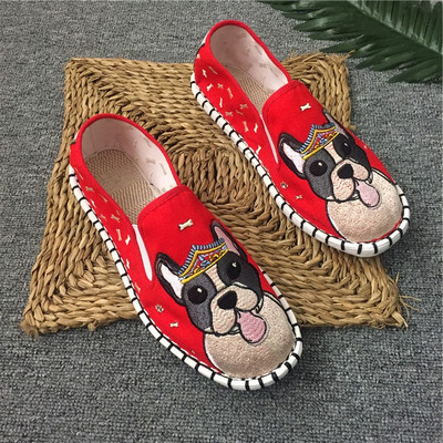 Mocasini casual barbatesti cu broderie