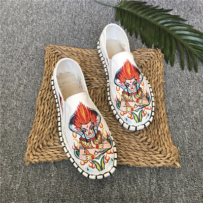 Mocasini casual barbatesti cu broderie