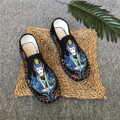 Mocasini casual barbatesti cu broderie