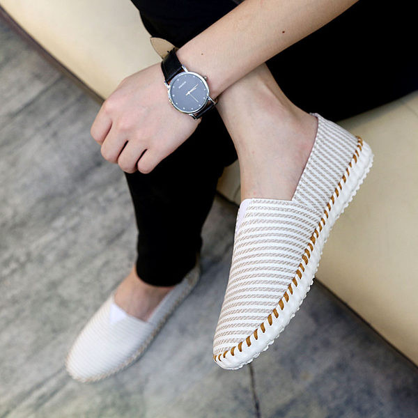 Καλοκαιρινά υφαντικά μοκασίνια για άντρες