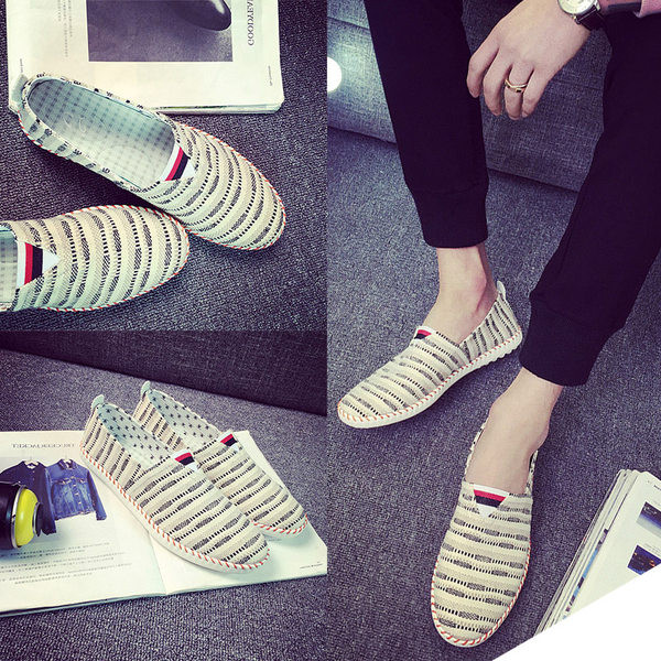 Καλοκαιρινά υφαντικά μοκασίνια για άντρες