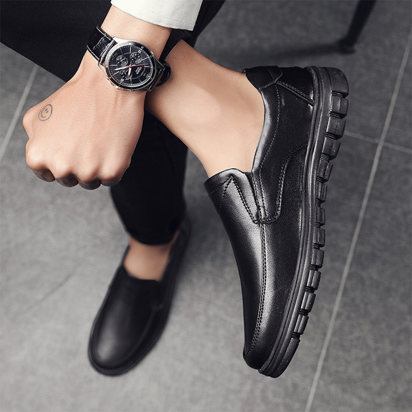 Ανδρικά μοκασίνια από οικολογικό δέρμα  απλό μοντέλο