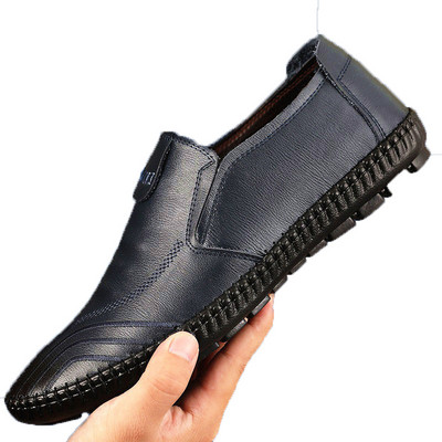 Vyriški mokasinai iš eko odos su tamprėmis