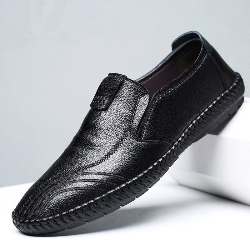 Vyriški mokasinai iš eko odos su tamprėmis