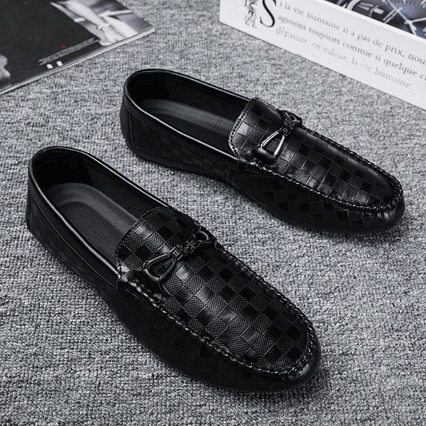 Ανδρικά casual μοκασίνια με μεταλλικό στοιχείο - δύο μοντέλα