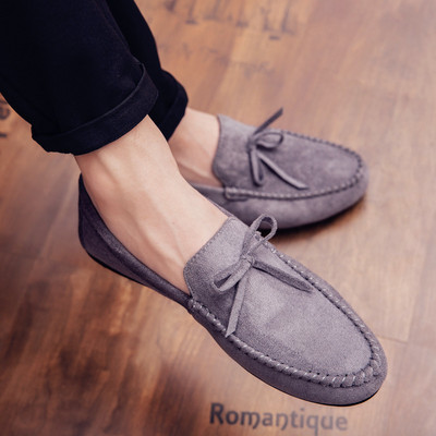 Νέο μοντέλο μοκασίνων από οικολογικό σουέτ με κορδέλα