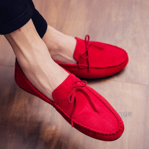 Νέο μοντέλο μοκασίνων από οικολογικό σουέτ με κορδέλα