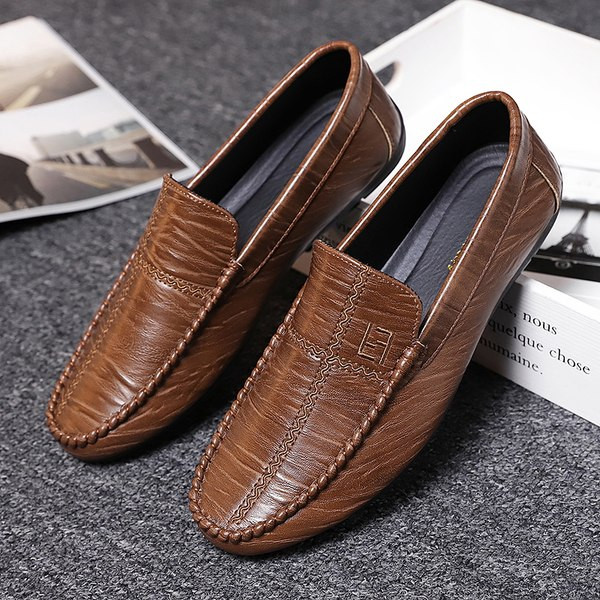 Κλασικά μοκασίνια από δέρμα eco για άνδρες