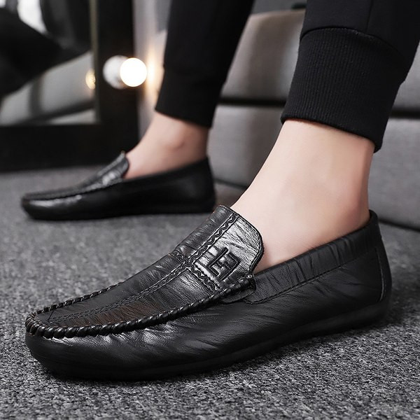 Κλασικά μοκασίνια από δέρμα eco για άνδρες