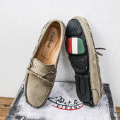 Mūsdienīgi vīriešu mokasīni no eko zamšādas - vairākās krāsās