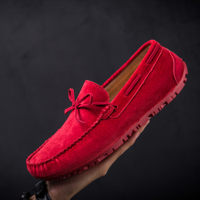 Mūsdienīgi vīriešu mokasīni no eko zamšādas - vairākās krāsās