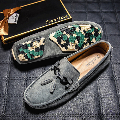 Ανδρικά μοκασίνια από οικολογικό σουέτ ή οικολογικό δέρμα - διάφορα μοντέλα