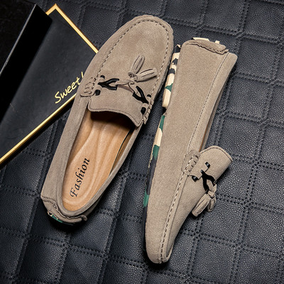 Ανδρικά μοκασίνια από οικολογικό σουέτ ή οικολογικό δέρμα - διάφορα μοντέλα