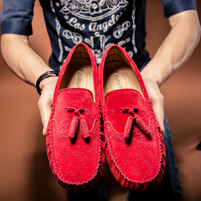 Ανδρικά μοκασίνια από οικολογικό σουέτ ή οικολογικό δέρμα - διάφορα μοντέλα