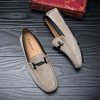 Ανδρικά μοκασίνια από οικολογικό σουέτ ή οικολογικό δέρμα - διάφορα μοντέλα