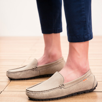 Ανδρικά μοκασίνια από οικολογικό σουέτ ή οικολογικό δέρμα - διάφορα μοντέλα