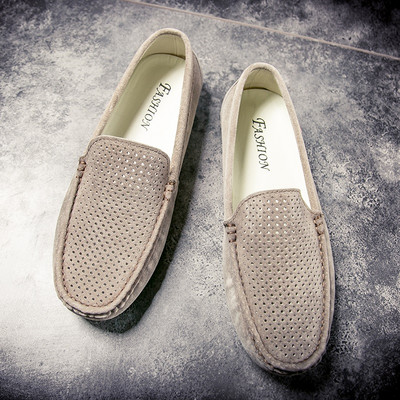 Ανδρικά μοκασίνια από οικολογικό σουέτ ή οικολογικό δέρμα - διάφορα μοντέλα