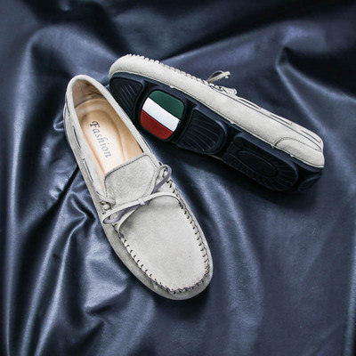 Ανδρικά μοκασίνια από οικολογικό σουέτ ή οικολογικό δέρμα - διάφορα μοντέλα