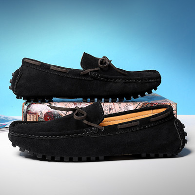 Ανδρικά μοκασίνια από οικολογικό σουέτ ή οικολογικό δέρμα - διάφορα μοντέλα