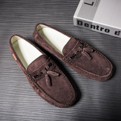 Ανδρικά μοκασίνια από οικολογικό σουέτ ή οικολογικό δέρμα - διάφορα μοντέλα