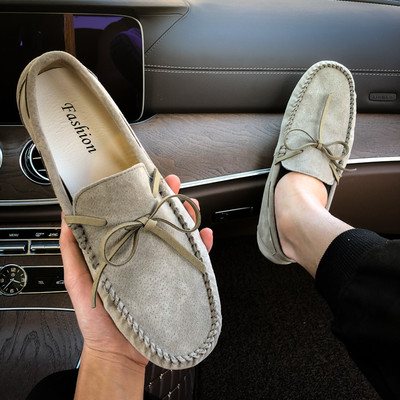 Ανδρικά μοκασίνια από οικολογικό σουέτ ή οικολογικό δέρμα - διάφορα μοντέλα