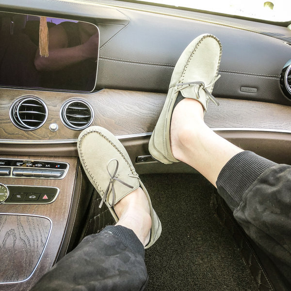 Ανδρικά μοκασίνια από οικολογικό σουέτ ή οικολογικό δέρμα - διάφορα μοντέλα