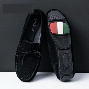 Νέο μοντέλο αναπνεύσιμα ανδρικά μοκασίνια - με επίπεδη σόλα