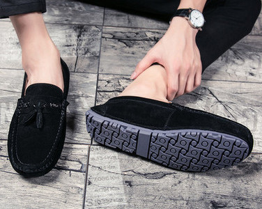 Νέο μοντέλο αναπνεύσιμα ανδρικά μοκασίνια - με επίπεδη σόλα