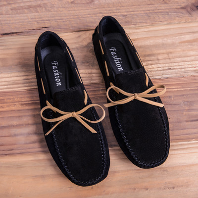 Νέο μοντέλο αναπνεύσιμα ανδρικά μοκασίνια - με επίπεδη σόλα