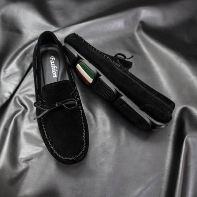 Νέο μοντέλο αναπνεύσιμα ανδρικά μοκασίνια - με επίπεδη σόλα