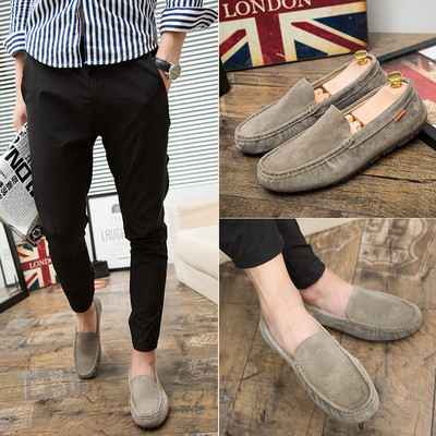 Νέο μοντέλο αναπνεύσιμα ανδρικά μοκασίνια - με επίπεδη σόλα