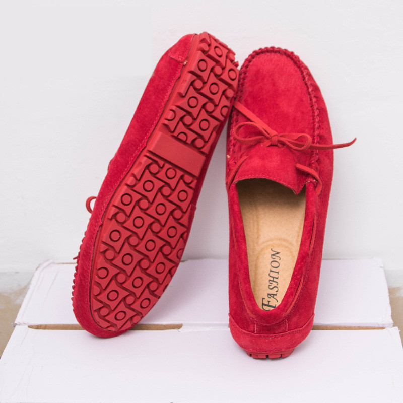 Νέο μοντέλο αναπνεύσιμα ανδρικά μοκασίνια - με επίπεδη σόλα