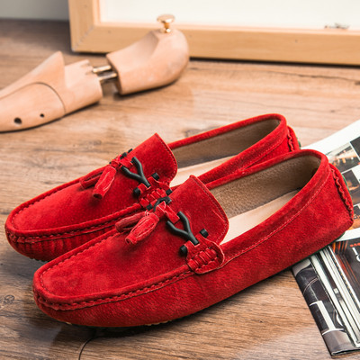 Ανδρικά μοκασίνια με φούντες - δύο μοντέλα