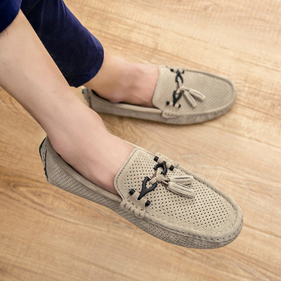 Ανδρικά μοκασίνια με φούντες - δύο μοντέλα