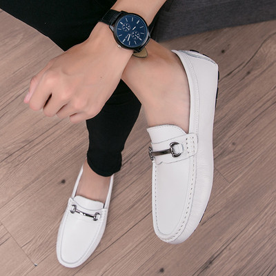 Έκο δερμάτινα μοκασίνια κλασικό μοντέλο για άντρες