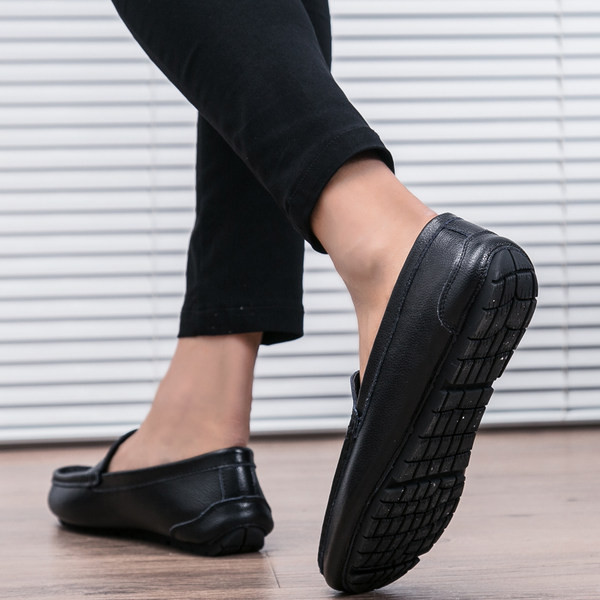 Έκο δερμάτινα μοκασίνια κλασικό μοντέλο για άντρες