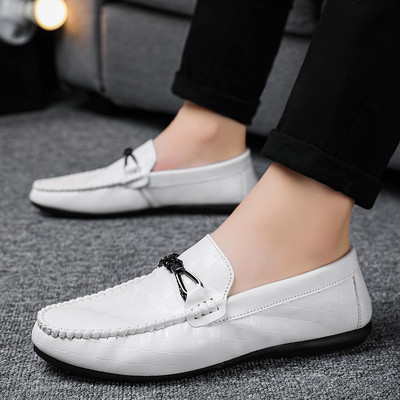 Casual μοκασίνια από έκο δέρμα με μεταλλικό στοιχείο