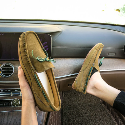 Ανδρικά μοντέρνα μοκασίνια με κορδόνια