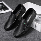 Νέο μοντέλο ανδρικά μοκασίνια από οικολογικό δέρμα με απλικέ
